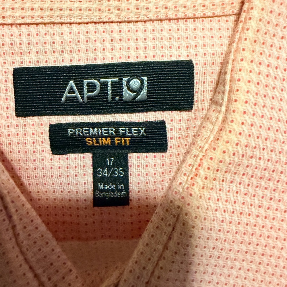 Apt. 9 Men's Light Pink Premier Flex Shirt